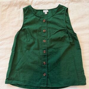 J. Crew Forest Green Top